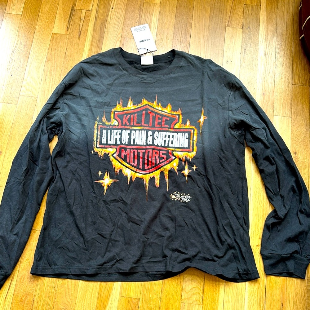 NWT KILLTEC motors long sleeve tee
